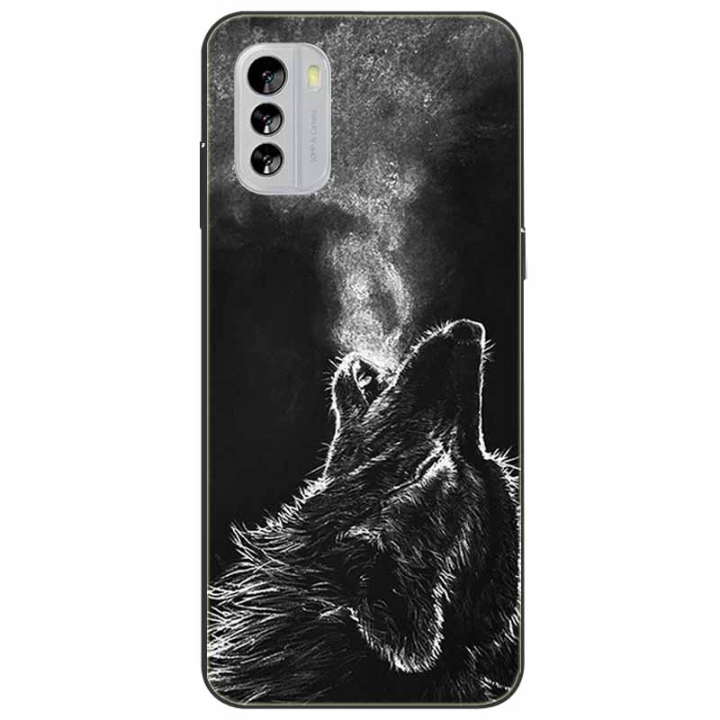 For Nokia G21 Case G11 Capa Silicone Cool Cats Tiger TPU Bumper Protector Soft Black Covers for Nokia G 11 NokiaG21 G 21 Fashion