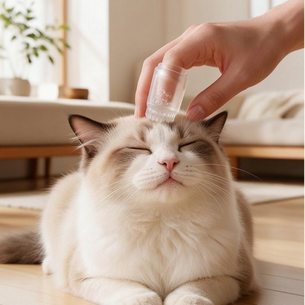 Removable Cat Itching Stick Soft Pet Hair Removal Comb Durable Pet Toothbrush Cat Toy