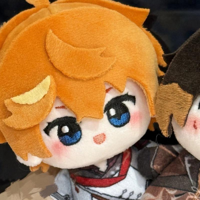 Genshin Impact Tartaglia Childe Plush Doll 10cm Cute Cotton Doll Soft Stuffing Bag Pendant Game Character Merchandise Children's Fan Collection Gift