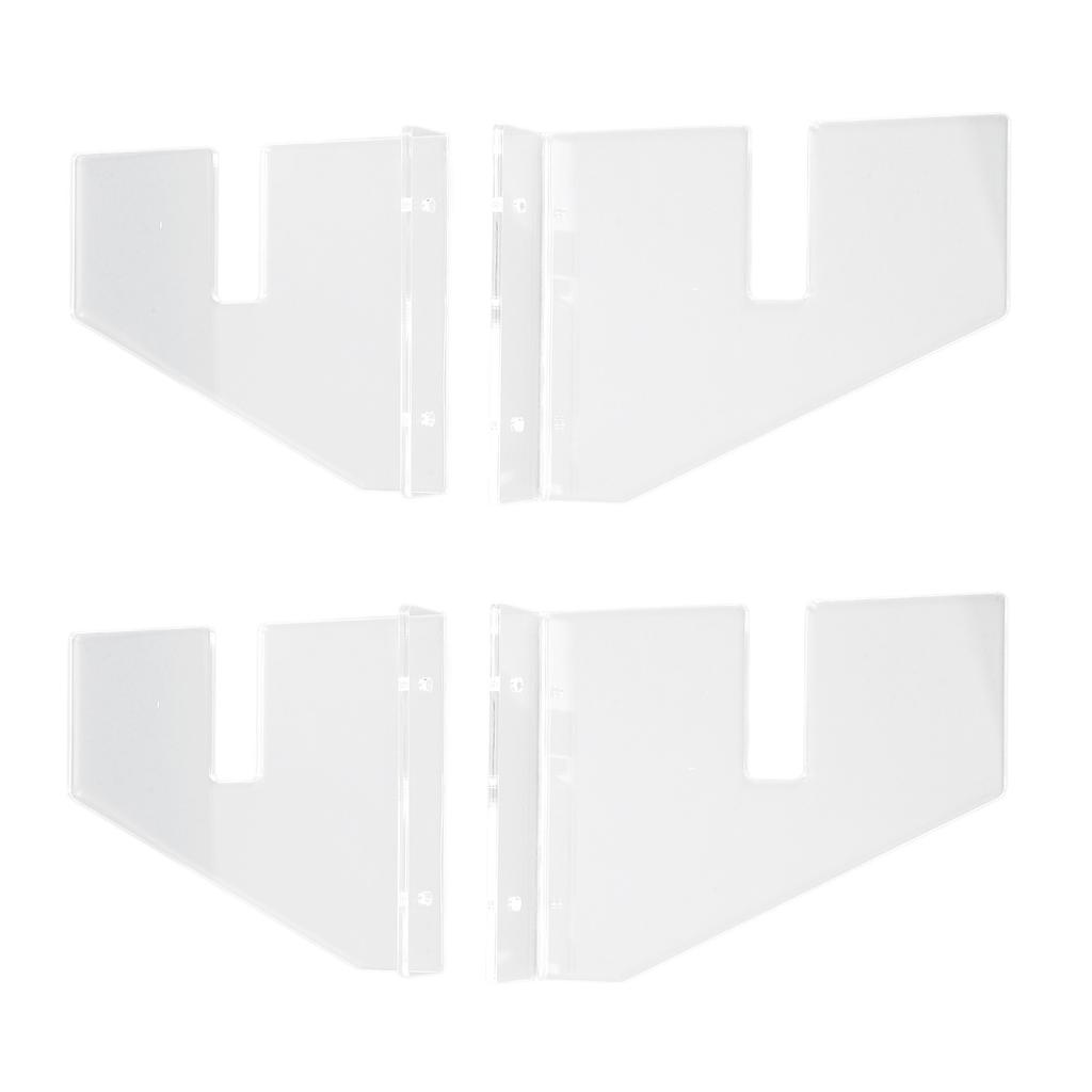 Skateboard Wall Mount Clear Acrylic Storage Display Deck Skateboard Wall Rack for Longboards