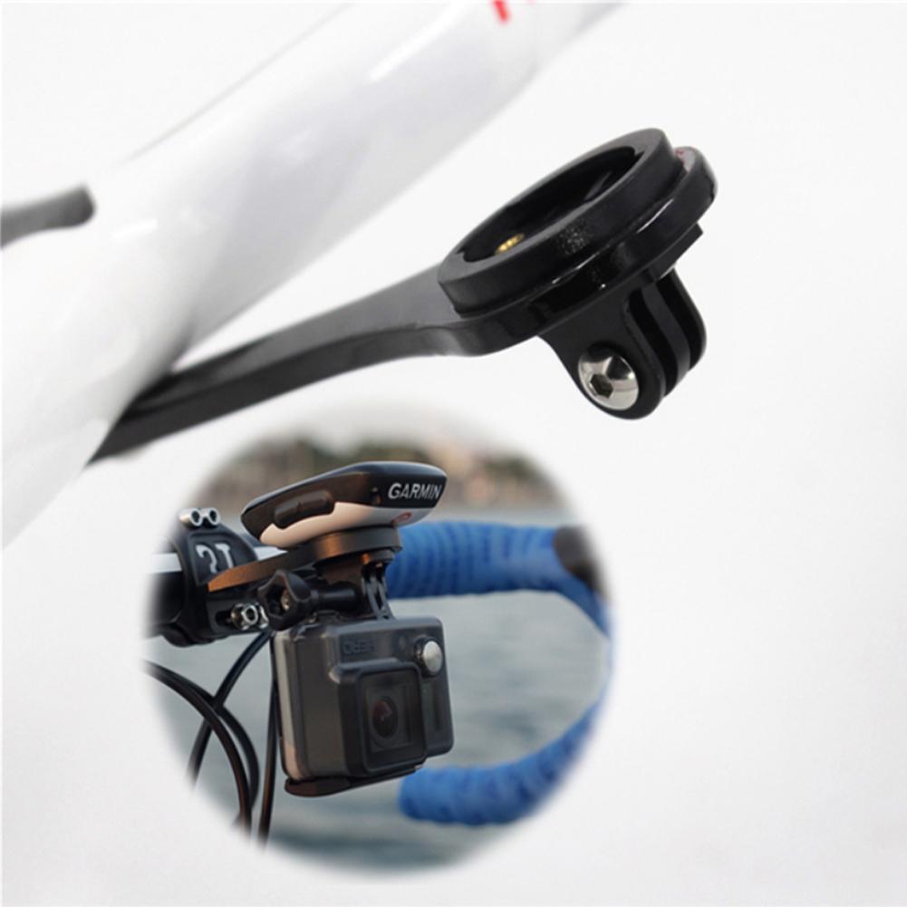 Bicycle Speedometer Bracket Multifunctional Carbon Fiber Motion Camera Bracket Compatible For Garmin Bryton
