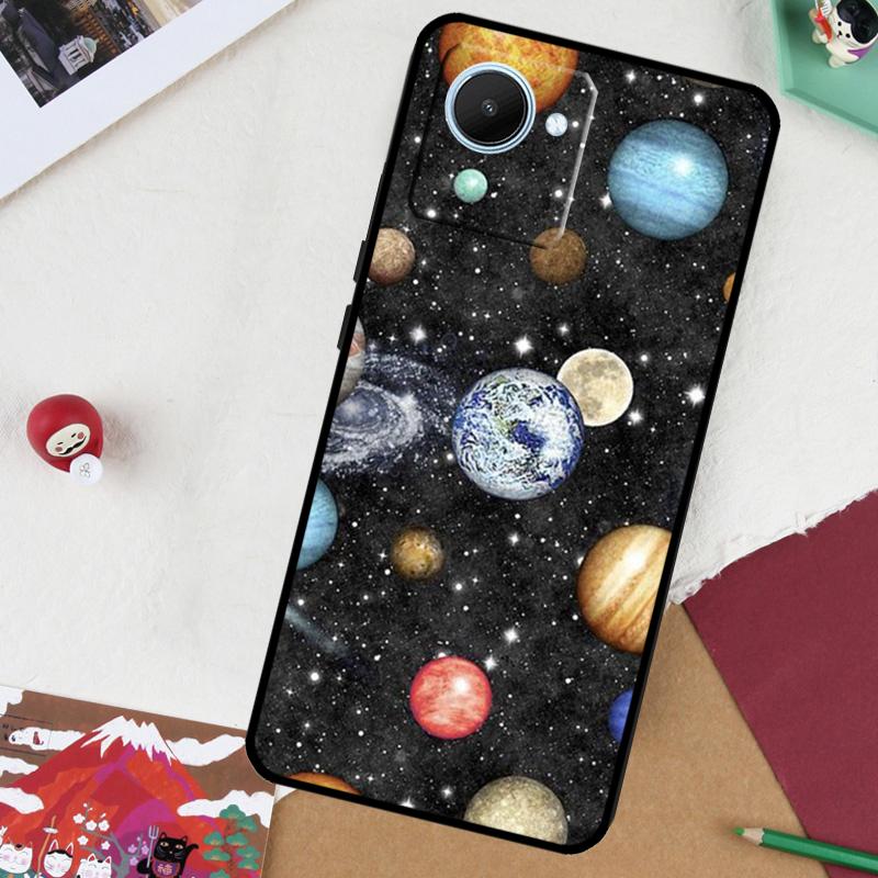 

Магическое Космическое Лунное Планета Для Realme 13 Pro Plus 14 12 10 11 GT 6 5 6T GT7 Pro C51 C21Y C25S C75 C67 C61 C53 C55 Чехол Realme 10 Pro Plus