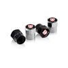 4pc Car Wheel Tire Valve Caps Tyre Stem Covers Airdust Waterproof for Dodge SXT Challenger Charger RAM 1500 Stratus Dart Dakota Charger Avengr Durango