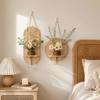 Wooden Wall Hanging Planter Holder Home Ornaments Hydroponic Planter Shelf  Hydroponics