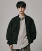 Verdnt Shirred Nylon Crop Jacket [Black]