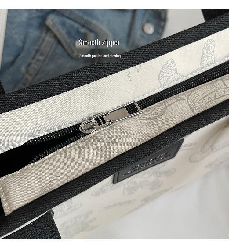 2026 Lightweight Large Capacity Canvas Tote for Moms & Kids Outings
