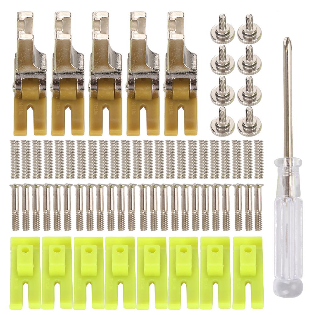 

Лапка для окантовки косой бейкой, защелкивающаяся, MT18, для швейной машины DoubleDeck, пластиковый прижимной зажим на пружине