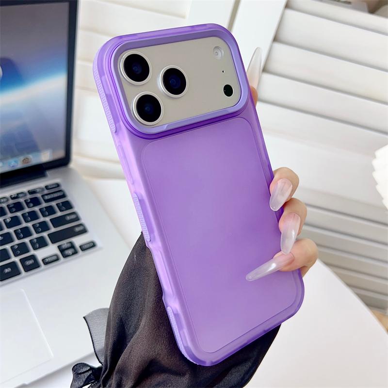 Luxury Matte Translunt Phone Case for iPhone 17 Air 16 E 15 14 Plus 13 12 11 Pro Max Shockproof Anti Slip Frosted Armor Cover