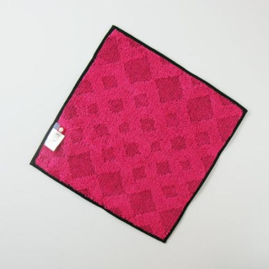Imabari Kusubashi Mon Ori Zebra Handkerchief Towel Towel/Pink 1-60284-86-P