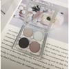 1/4 Colors Pearlescent Eyeshadow Palette Matte Earth Color Eye Shadow Shiny Sequins Eye Shadow Pigments Long Lasting Eye Makeup