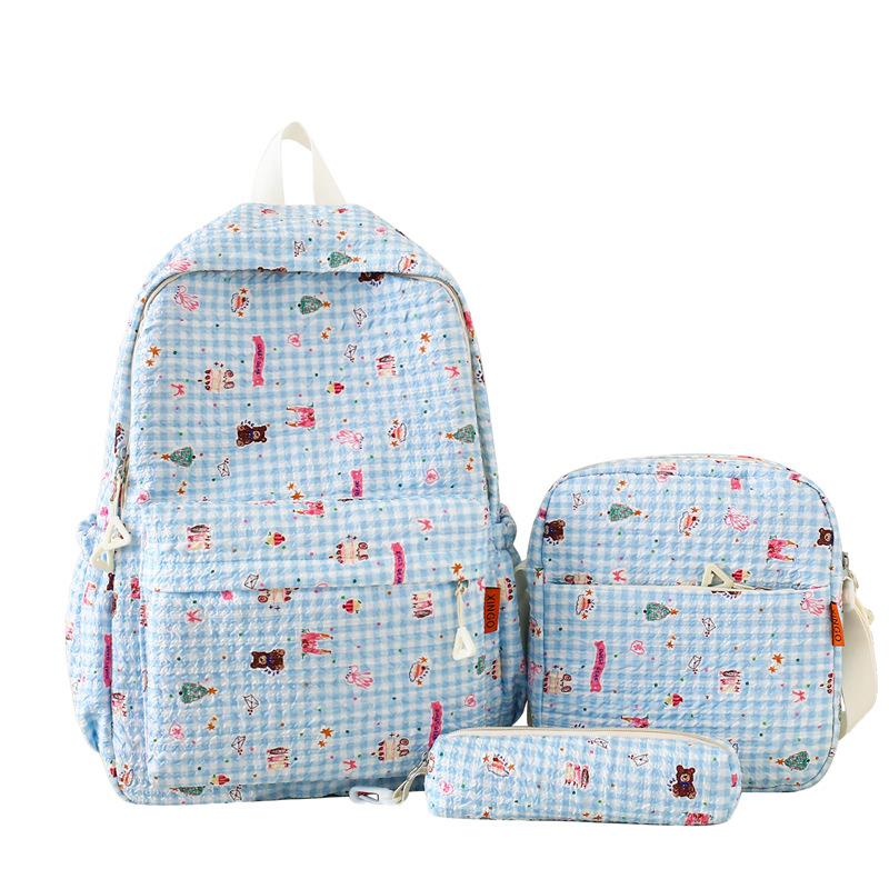 Backpack In Summer Fresh and Large Capacity Backpack Lightweight Forest Versatile Commuting School Bag