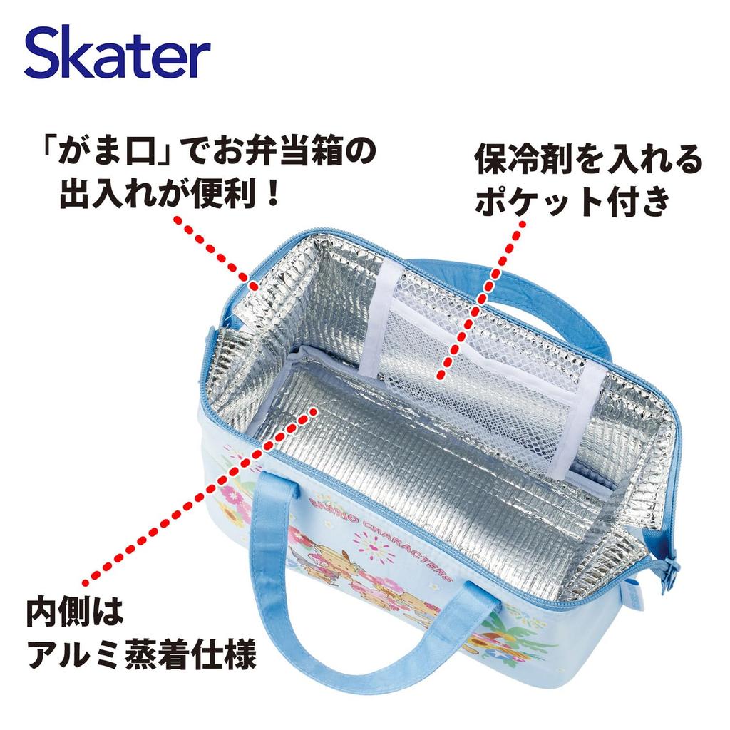 Skater Lunch Clasp Sanrio Summer Bag, Insulated, Closure, Women's, Characters, Design, KGA1-A