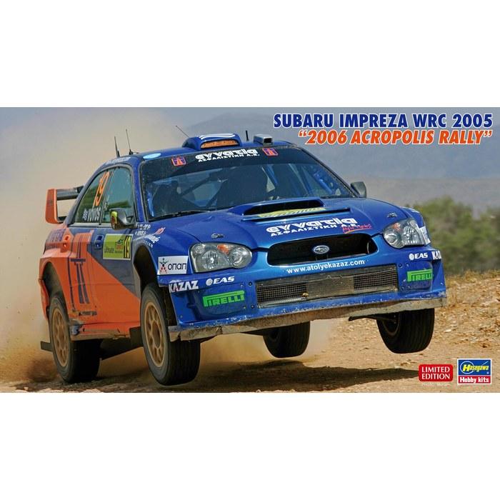 Hasegawa 1/24 Subaru Impreza WRC 2005-2006 Acropolis Rally Plastic Model 20774 (Automobile) 350mm x 200mm x 65mm