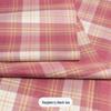 Japanese Plaid Pleated Skirt Fabric - Yarn-Dyed Polyester for DIY Scrunchies & Crafts