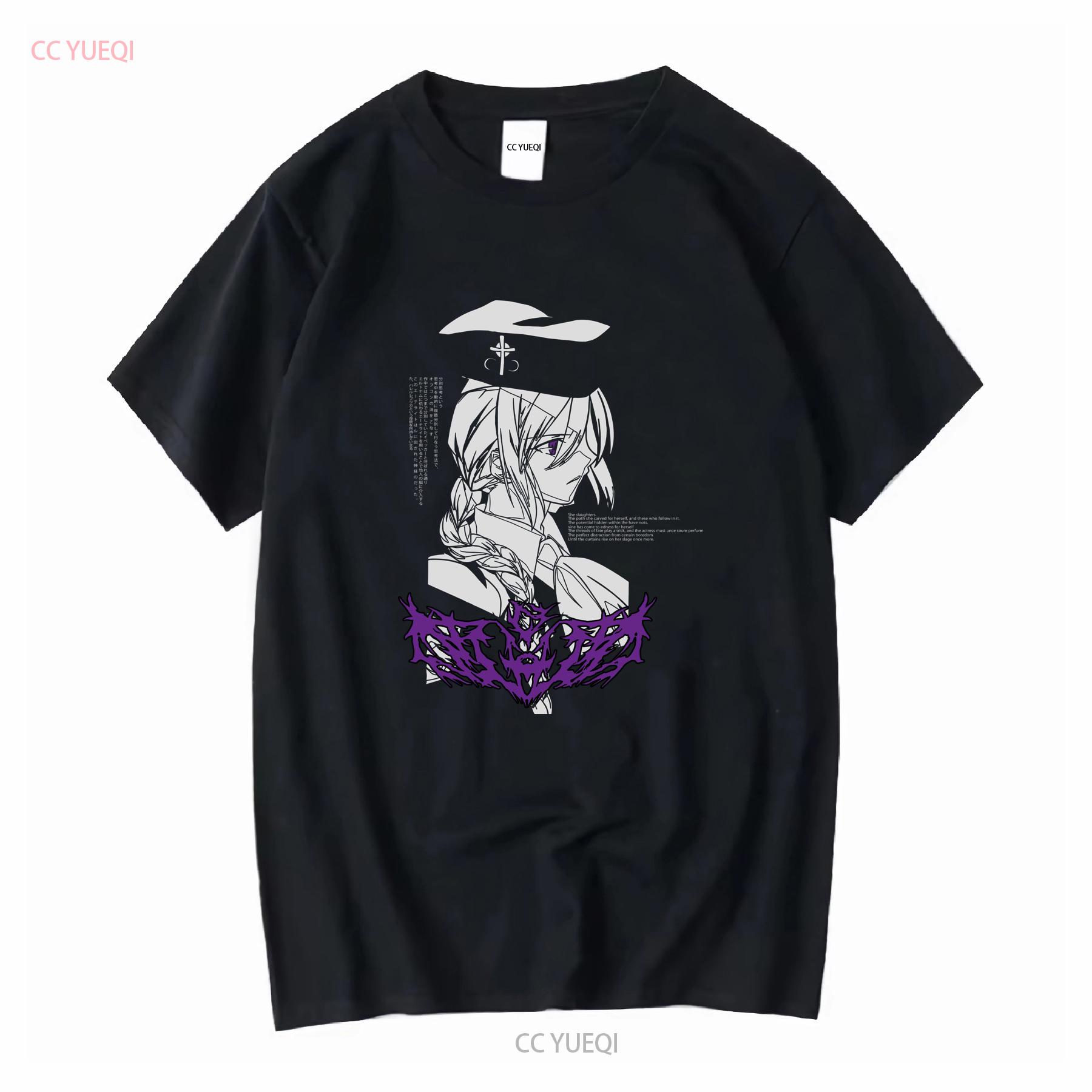 

SION ELTNAM ATLASIA Melty Blood Tsukihime T Shirt long or short sleeves vintage Washed homme Soft fashion Top For Everyday Wear 4XL