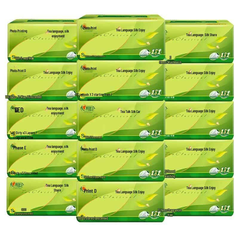 Mind Act Upon Mind Tea Whisper Silk Enjoy 3-Ply Facial Tissues, 20-Pack
