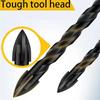 Multiple pack options Cross Hex Tile Drill Bit Set Glass Concrete Ceramic Tile Hard Alloy Triangle Drilling Bit Hole Opener