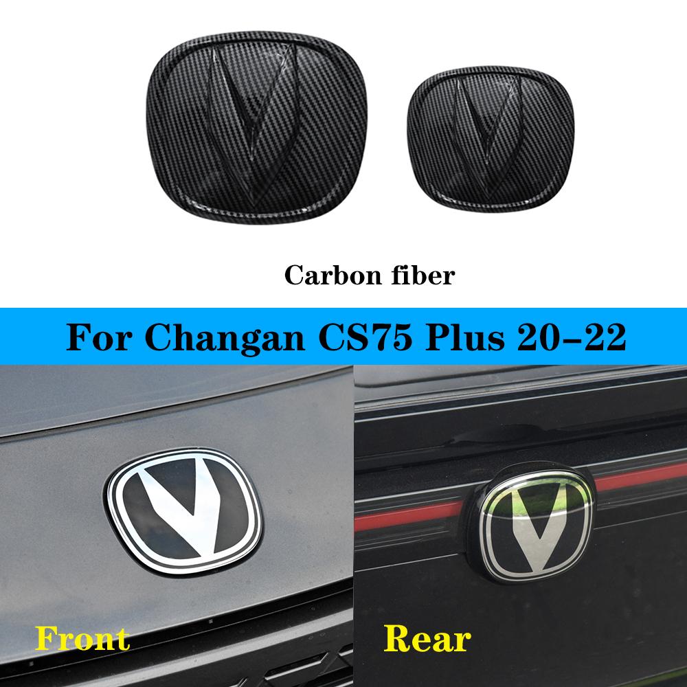 For Changan CS35 Plus CS55 Plus CS75 Plus Car Steering Wheel Logo Front Machine Logo Tail Door Logo Car Wheel Logo Cover Garnish