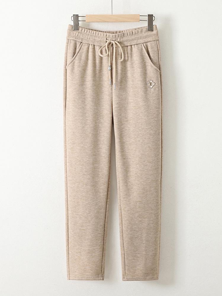 

Шикарные весенние женские брюки свободного кроя с прямыми штанинами на резинке для женщин среднего и пожилого возраста 3XL (115-130 lbs recommended)