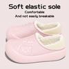 Fashion Waterproof Cotton Slippers for Women's Winter New Indoor Home Plush Warm Bag with Thick Sole and Anti Slip Cotton Shoes for Men