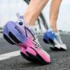 Men Racing Running Shoes Light Foam Carbon Plate Cushioning Stable Shoes Fashion Printed Sneakers Anti Slip Comfoy Tennis Shoes