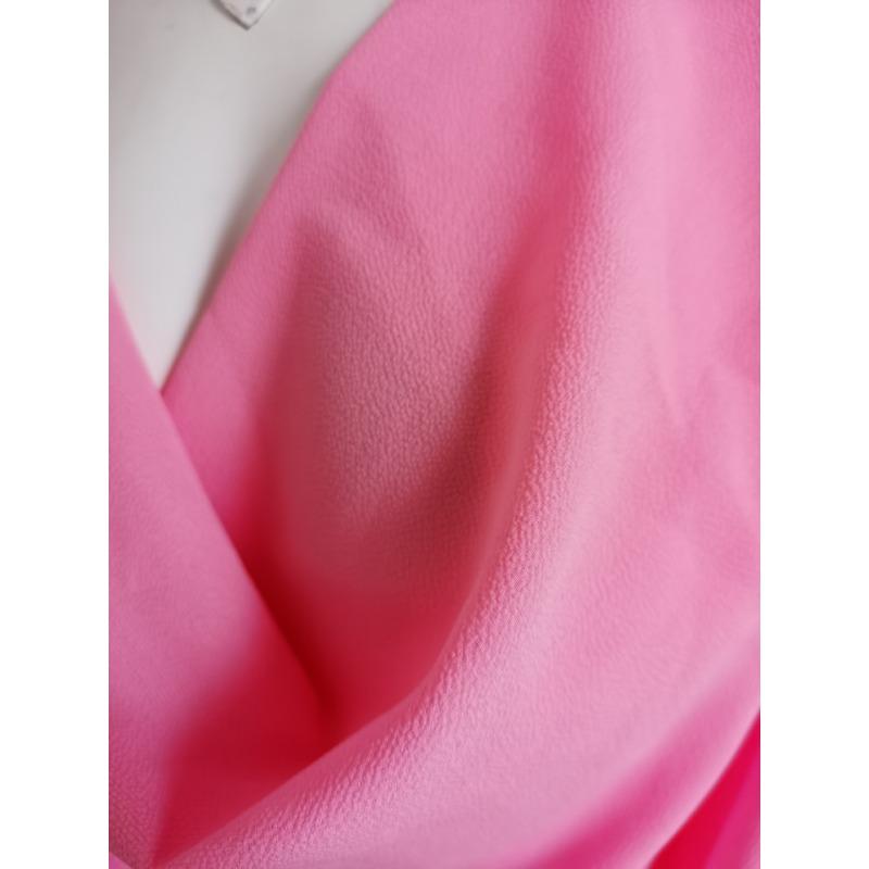 Solid Color Loose V-neck Casual Top Chiffon Women's Blouses & Shirts