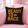 k-KTM RTR Logo Cushion Cover Comfortable Reversible Pillow Cover Ideal for Car Sofa Bedroom & Beyond