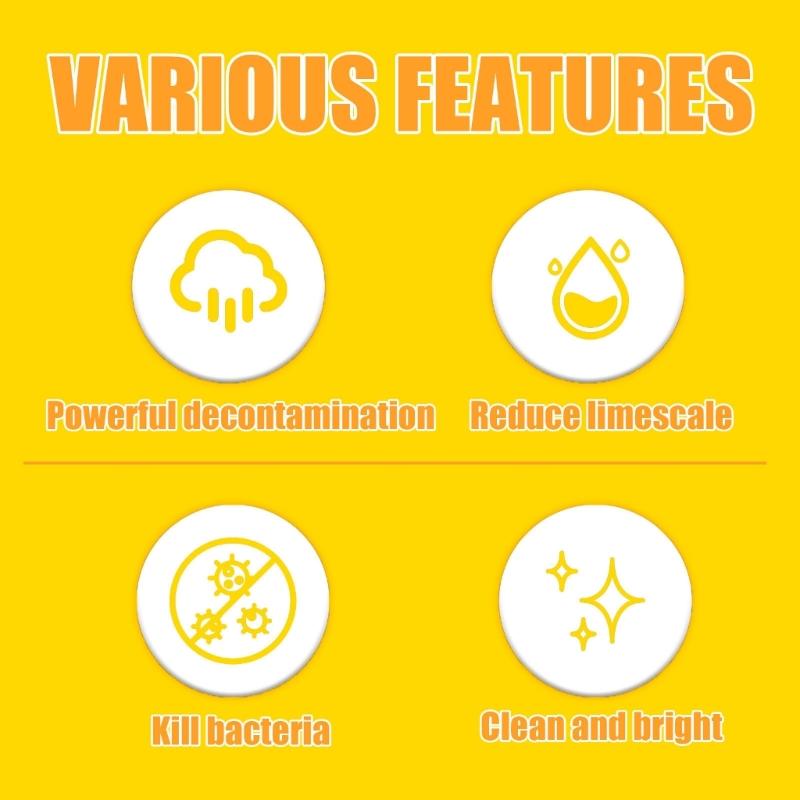 Powerful Dishwasher Cleaner Disposal Cleaning Deodorize Tablets Kitchen Drain Cleaning Care