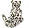 Calorata Snöleopard Plyschleksak (FörälderRiktigt Djur FamiljMjuk Beröring) Realistiska djurleksak docka present present födelsedag (Två gånger testad)  Julklapp