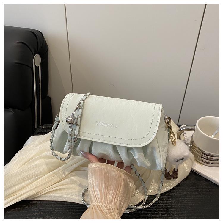 

Niche Design Women s Summer 2025 Chain Crossbody Cloud Handbag One size зелёный