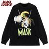 Męska Koszulka Hip Hop Streetwear Parodia Portret Graficzny Nadruk Koszulka Harajuku Top T-shirt Prana Krótki Rękaw Zniszczona Koszulka