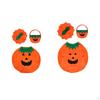 Halloween Pumpkin Costume Accessories Breathable with Toy Basket Cosplay Party