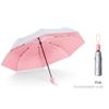 Multi-Color Windproof Umbrella for Men and Women, Titanium Silver, Travel Rain Sun, Fully Automatic, 3 Folding, UV, 8 Ribs