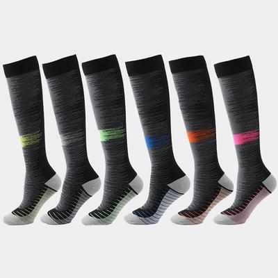 Lot de 3 paires de chaussettes de compression 20-30 mmHg - Hommes et femmes - Course à pied, infirmières, périostites tibiales, vol, voyage