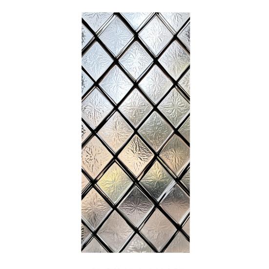Rainbow Window Film Decorative Static Window Clings Sun Blocking Colorful Decals Removable Privacy Cover for Home Office Bathroom