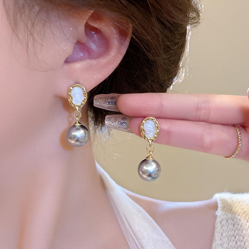 SKEDS Korean Style Exquisite Bow Cross Crystal Earrings Jewelry For Women Girls Elegant Shining Boutique Decoration Ear Rings