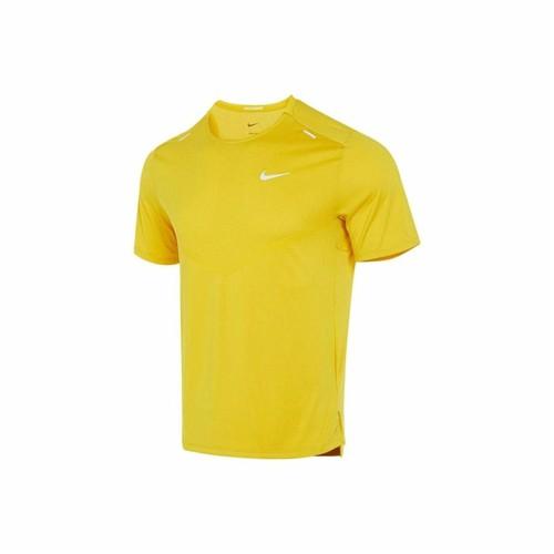 

Nike Logo Printed Training Dopamine Crew Neck Short Sleeve T-Shirt for MenYellow XL жовтий