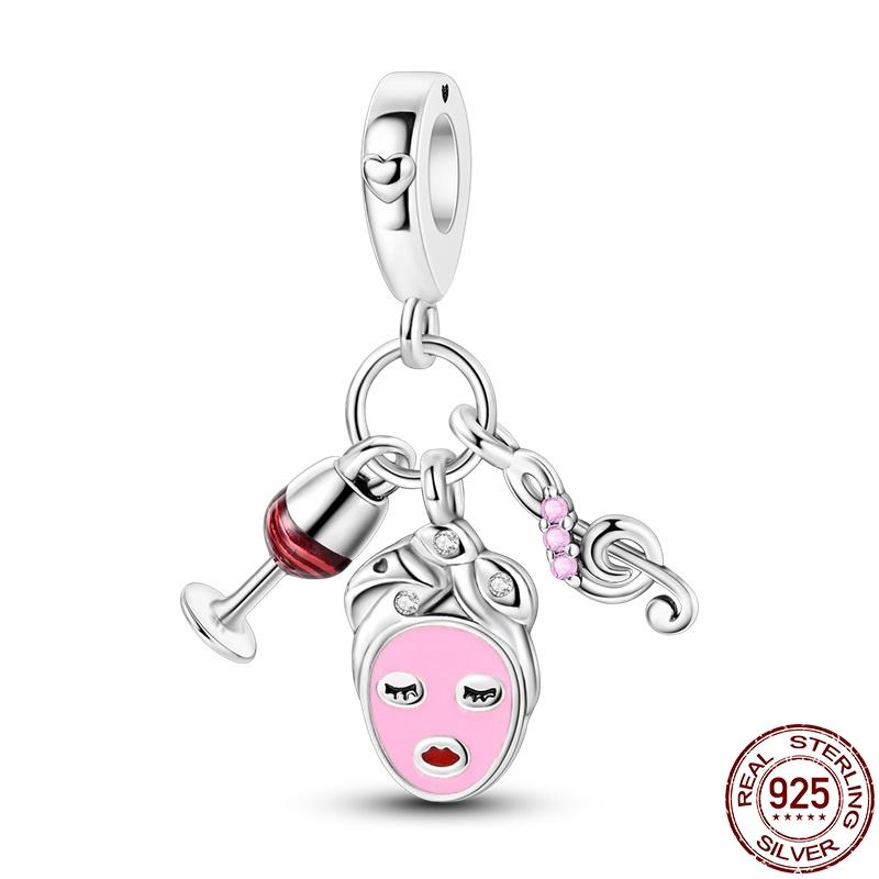 Copper Butterfly Flying Beads Charms Fit Original 3Mm Pan Bracelet&Bangle For Women Birthday Fine Jewelry Gift