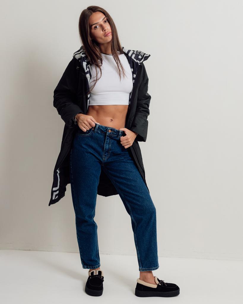 Kurtka długa przejściowa Jc.Rosy Pink 2926 50 czarna