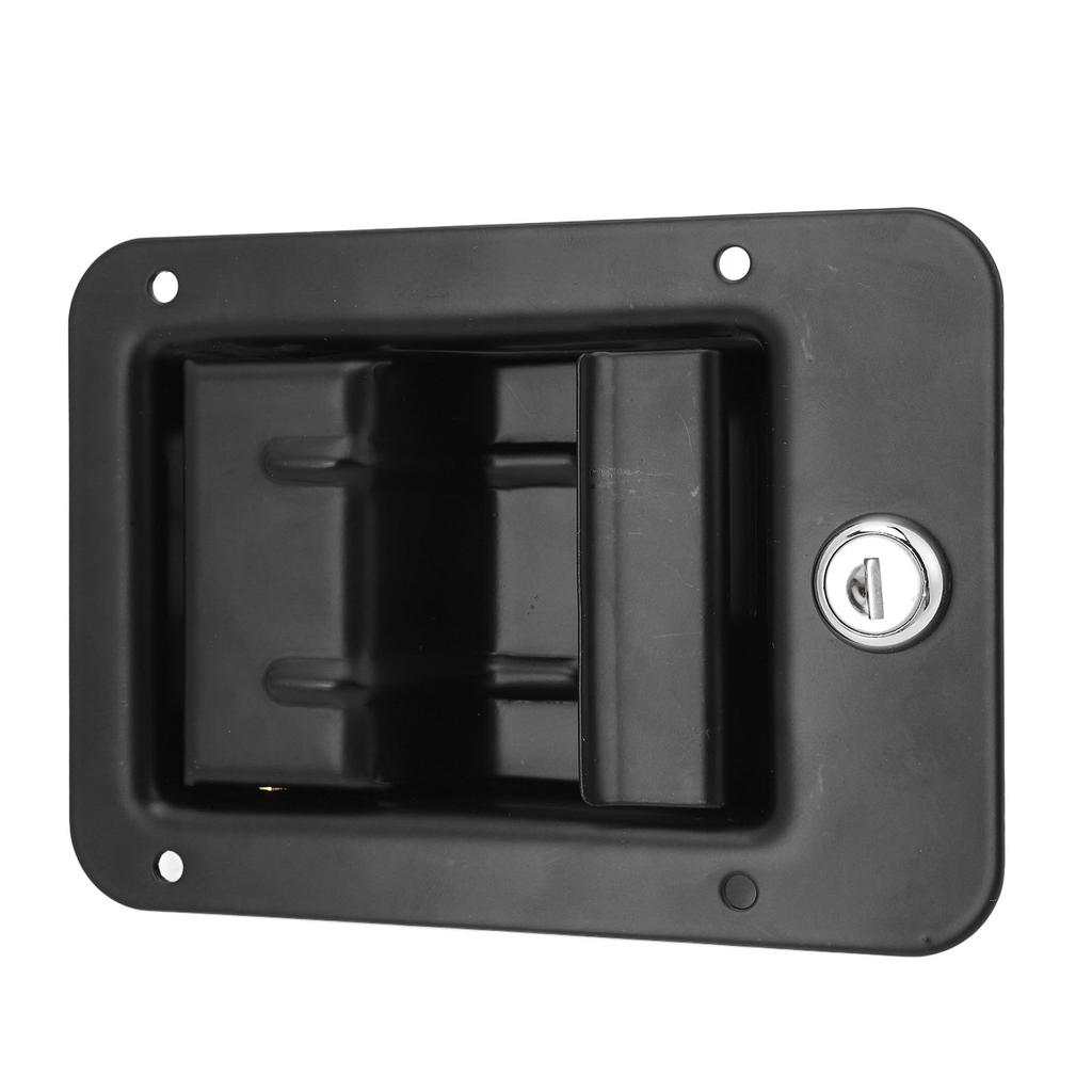 162 X 115mm Toolbox Handle Latch Heavy Duty Stainless Steel with Key Truck Tool Box Latch for Caravan RV Vehicles