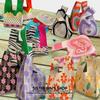 Gift bag birthday gift bag handbag handbag hand carry out panda handbag woven handbag knitting