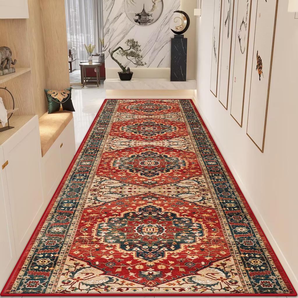 New Morocco Hall Corridor Carpet Non-slip Washable Home Runner Stairway Rug Outdoors Aisle The Long Corridor Mat Customizable