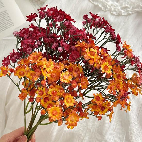 Artificial Baby's Breath Flower Mixed Fake Wildflower Gypsophila Bouquet for Wedding Floral Arrangement Party Home