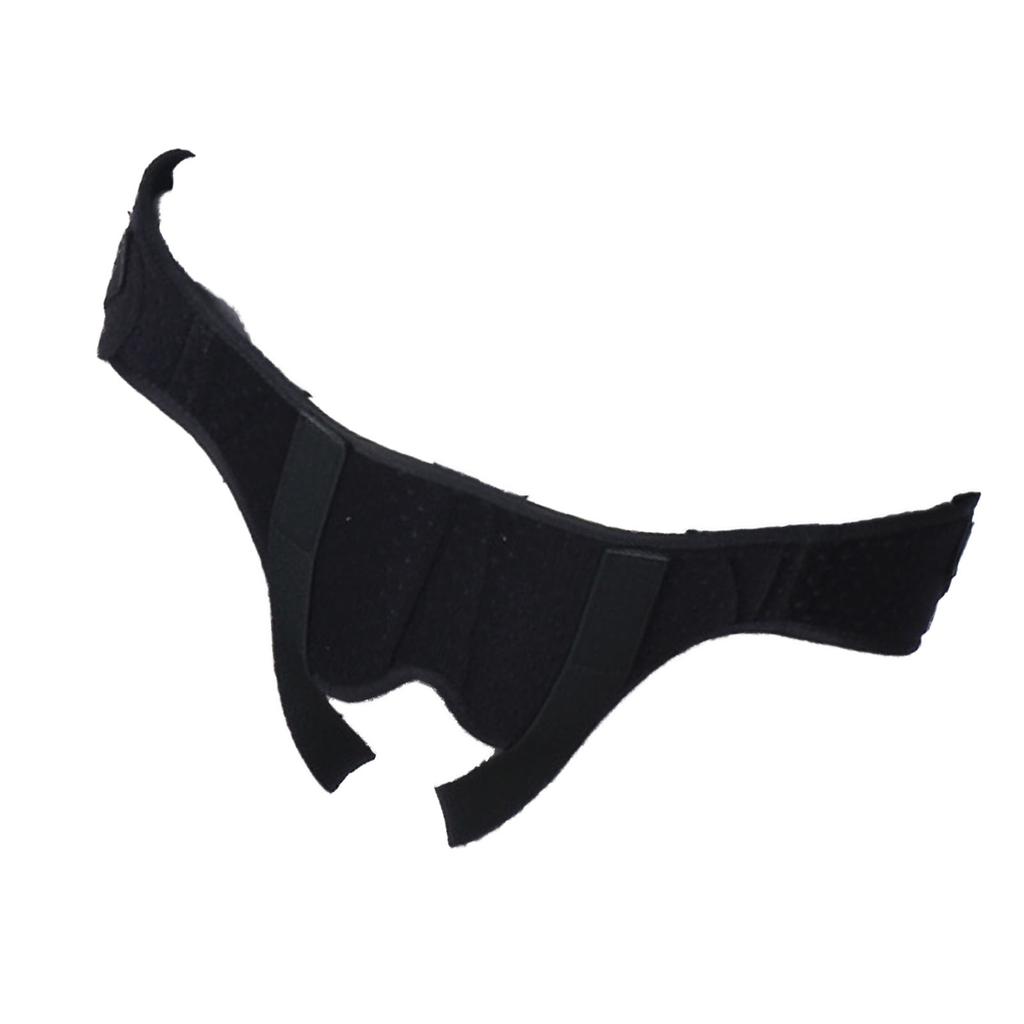 Male Inguinal Hernia Support Belt Adjustable Small Intestinal Hernia Brace Band PU Foam Pad Black M