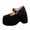 Fashion Mary Jance High Heels Women Shoes Platform Fashoin Dress Suede Sport Shoes Autumn 2025 New Designer Pumps Luxury Mujer Zapatos