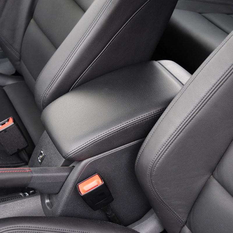 PU-Leder mit Schwamm Auto Zubehör Innenraum Mittelkonsole Armlehnenbox Abdeckung Verkleidung Für VW Golf 6 MK6 2010 2011 2012 2013