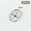 5Pcs Metal Pin Belt Buckles Durable Strap Clasps 12/18/25mm for DIY Shoes Bag Handbag Leather Craft Repair