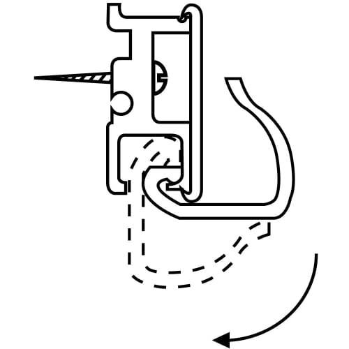 Best Picture Rail Wire Hanging Bracket CF-2 (Pack of 2) N-828