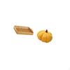 Woven Pumpkin Fruit Basket Pillow Snack Serving Bowl Decorative Bread Plate Sofa Cushion for Desktop