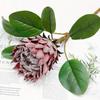 1Pc European Style High Simulation Flocking Emperor Flower, for Festival Bouquets